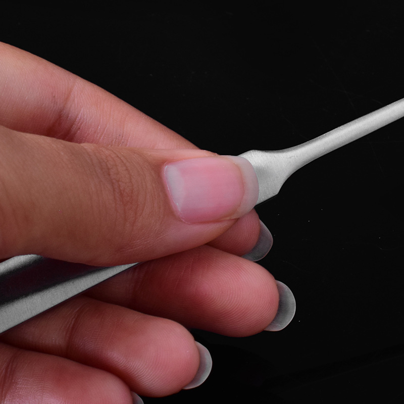 Manicure expert manicure dead skin fork sharp stainless steel…