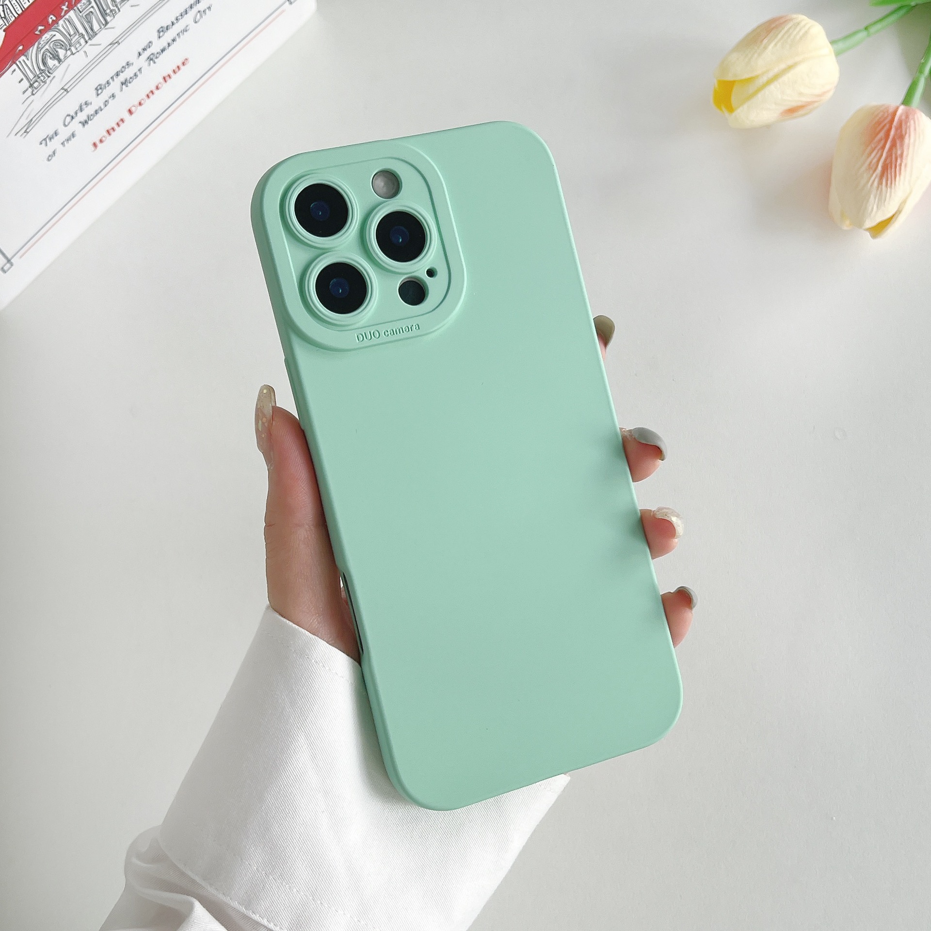55g Weight iPhone Applicable Brands Phone Cases Classification tpu Material Solid Color Pattern Simple Style Style Tpu Solid Color Simple Style Phone Cases Phone Accessories 16