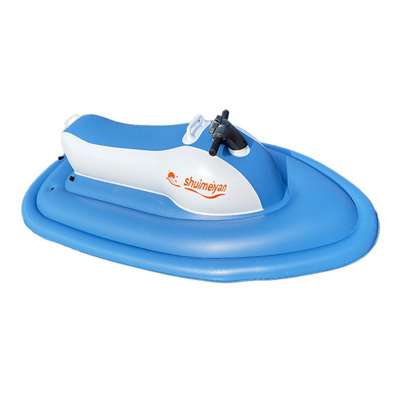 Water-based inflatable toys: foldable inflatable kayaks.