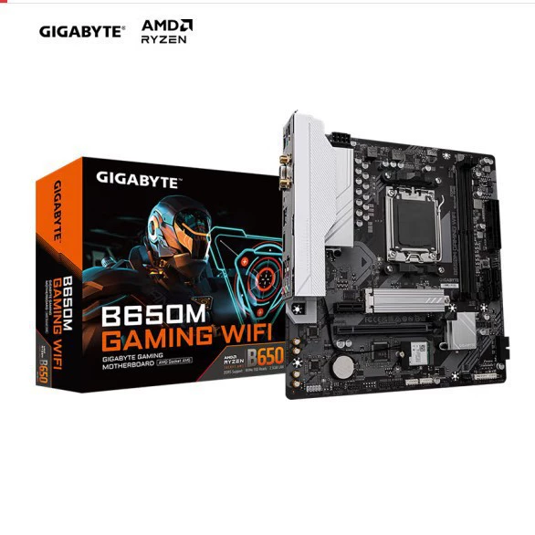 Материнская плата Gigabyte White Demon Eagle B650M GAMING WIFI DDR5 для настольного ПК, для процессоров AMD5