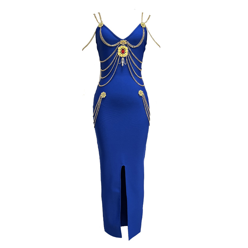 Elegant Women's Bandage Evening Dress For Formal Prom Occasions_voghion.com