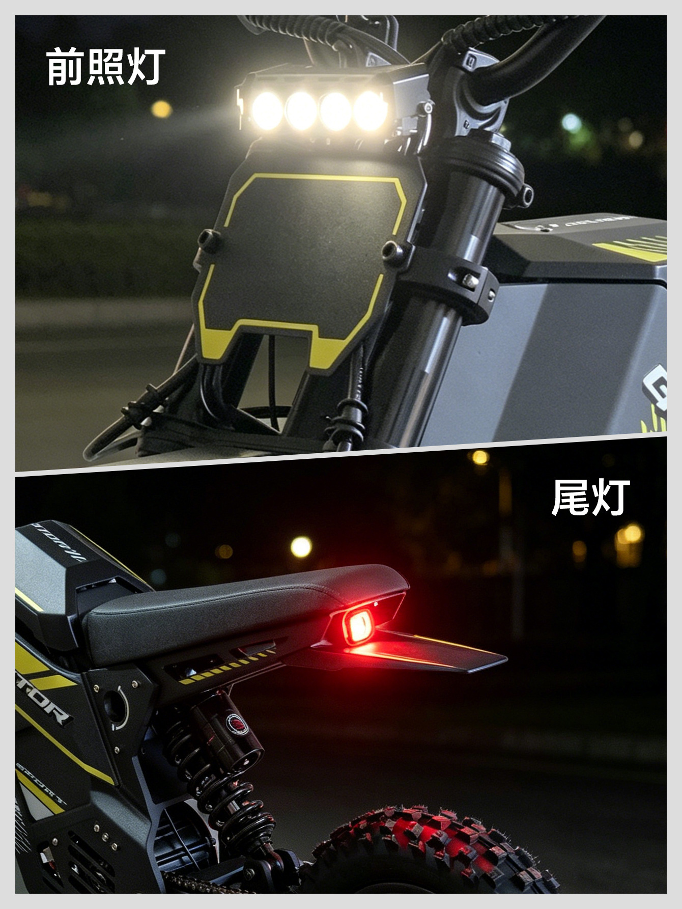 US warehouse in-stock, cross-border bestseller: 48V electric motorcycle, 3500W powerful motor, all-terrain electric vehicle, suitable for mountainous areas