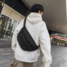 男士斜挎包通勤包男款设计大容量骑行包背包运动男生单肩腰包胸包