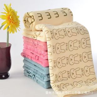 Towel Factory Outlet Microfiber 35*75 Towel Cartoon Printing Soft Absorbent Cartoon Printing Towel