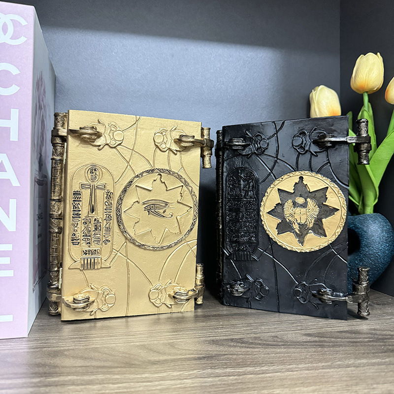 Cross-Border New Product Mummy Book of Death Creative Study Magic Book Ornaments Fun Resin Crafts Ornaments Cross-Border New Product Mummy Book of Death Creative Study Magic Book Ornaments Fun Resin Crafts Ornaments