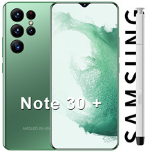 新款 跨境手机Note 30+安卓智能手机2+16大屏7.3英寸爆款外贸手机