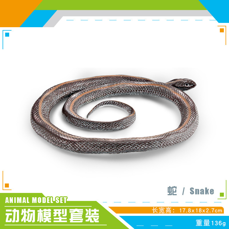 Reptiles de simulación Sksk serpiente pitón modelo de niños cognición oro gigante pitón decoración juguetes