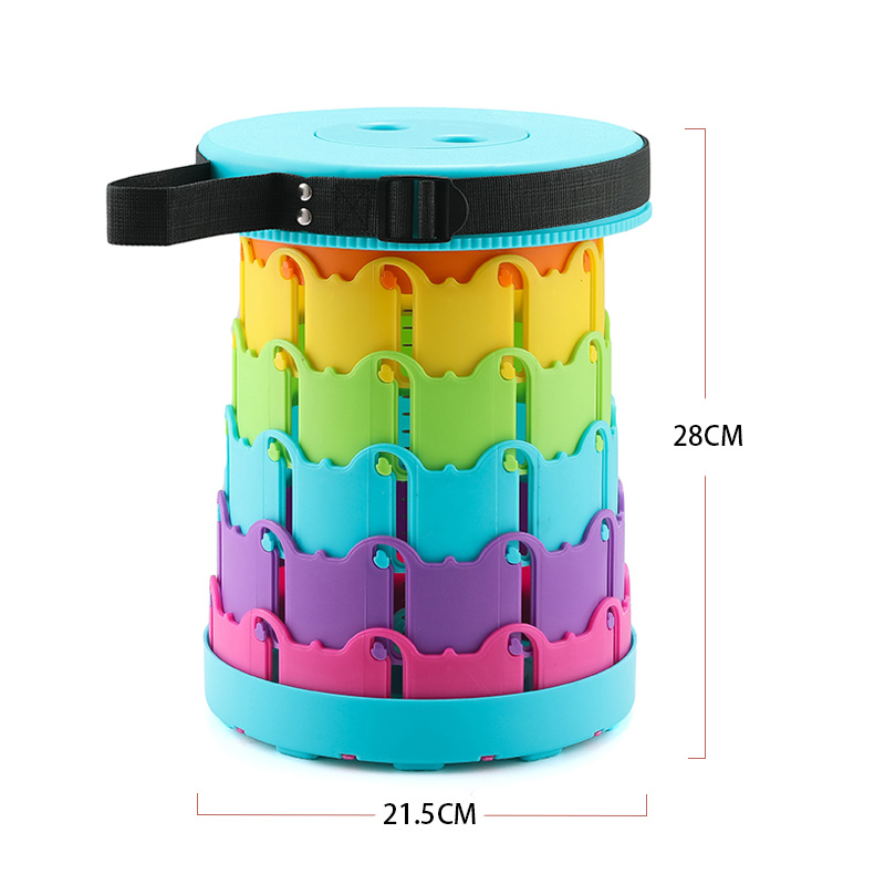 Asiento Maza eléctrico portátil coche eléctrico dibujo niño taburetes telescópicos coche artefacto de plástico cola plegable pequeño