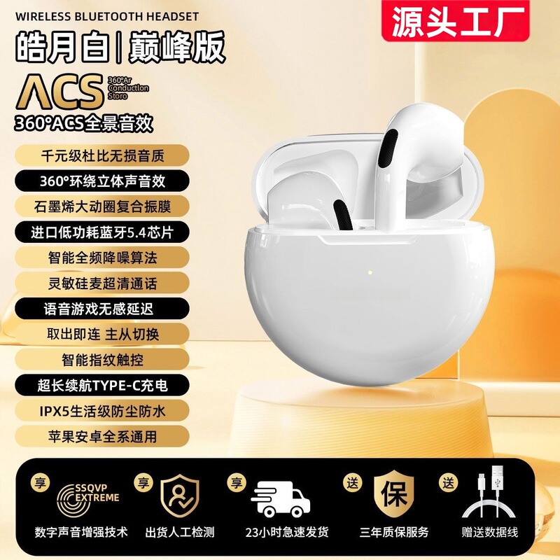 2世代PRO4イヤホン重低音E6S入耳式電気競争ゲーム運動クロスボーダーi12ステレオbluetoothイヤホン|undefined