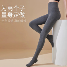 高个子加长保暖打底连裤袜女可外穿加绒加厚压力瘦腿袜批发秋冬季