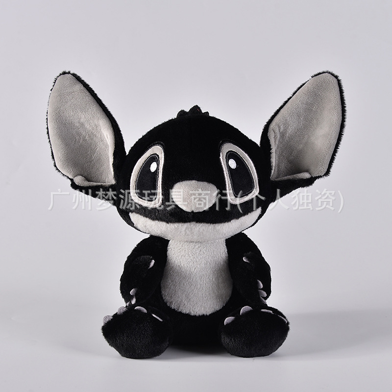 亚太版暗黑史迪仔毛绒玩具黑色星际宝贝公仔史迪奇摆件玩偶Stitch|undefined