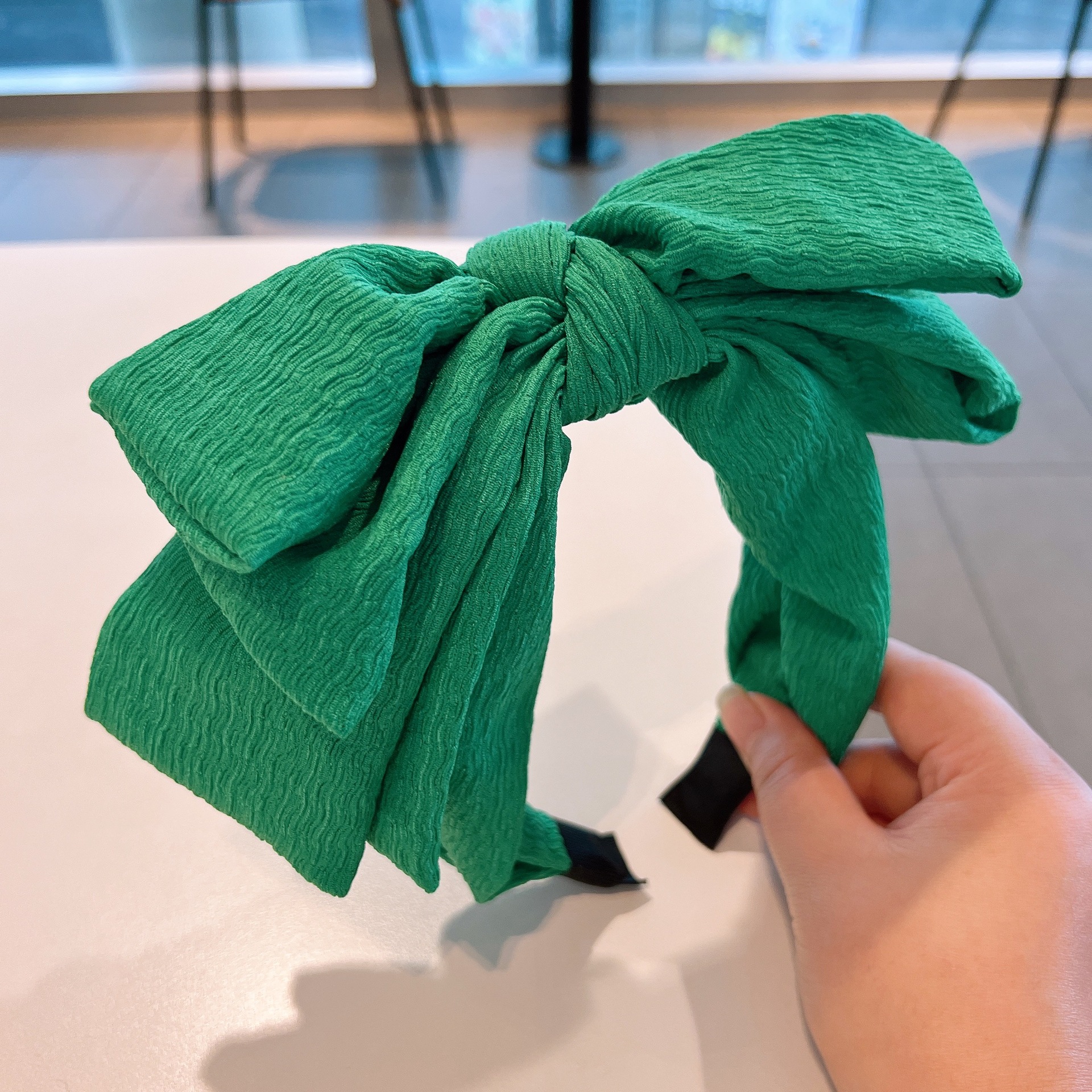 Bow Knot Pattern Women'S Gender Braid Design Simple Style Style Women's Simple Style Bow Knot Cotton Braid Hair Band