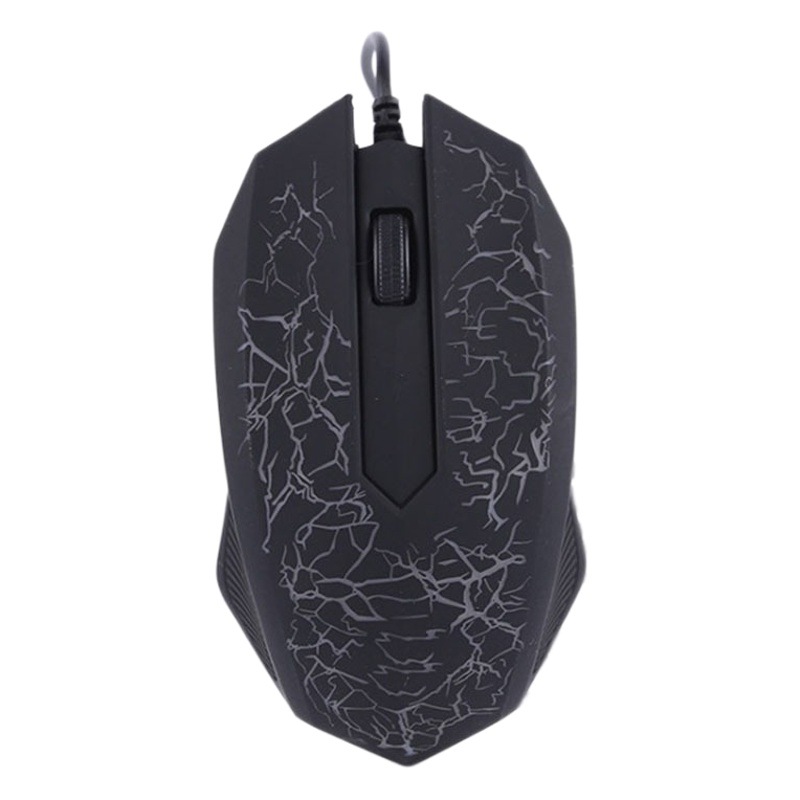 Pequeño Pastor con cable ratón luminoso láser talla crack ratón portátil computadora de escritorio universal uso interfaz