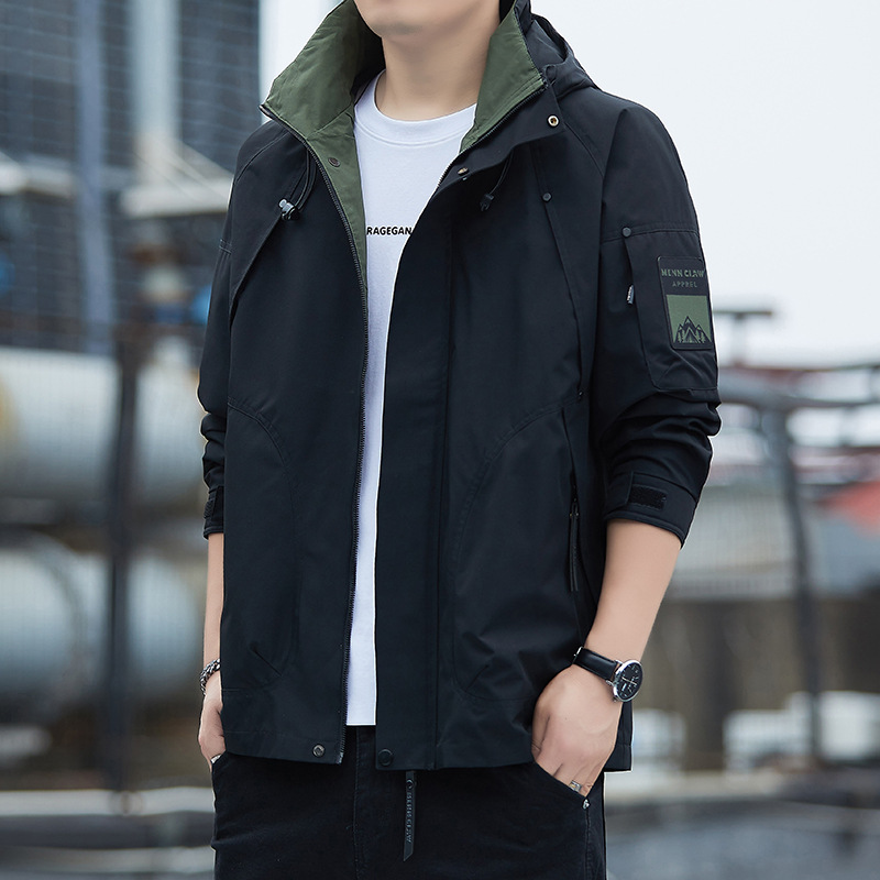 Invierno nuevo hombre calentamiento grueso con capuchón de asalto ropa de algodón frío ropa de trabajo casual abrigo de algodón chaqueta de hombre image 11