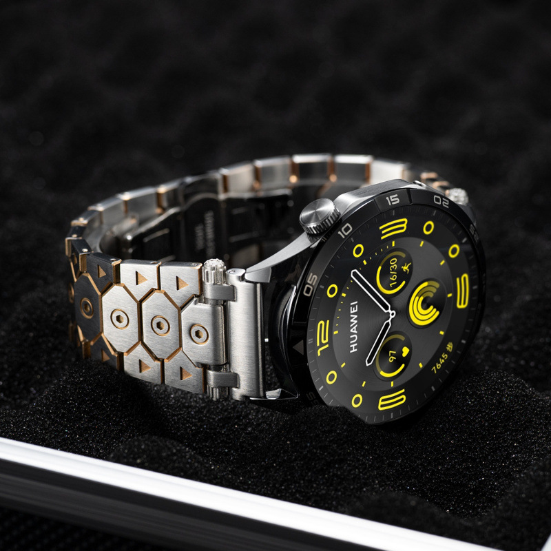New Model Suitable for Huawei Gt5 Watch Strap, Titanium Metal Watch4Pro, Xiaomi, Samsung Watch Strap, Stainless Steel 20mm
