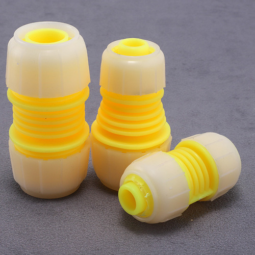 Flexible Hose Quick Connector Garden Extension Hose Swivel Plastic Hose Connector Reticulated Tube Yellow Plastic Fast Coupler