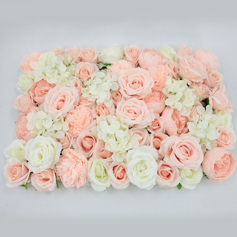 Simulación de muros de rosas decoración de boda fondo muros de flores decoración de ventanas de centros comerciales muros de plantas de simulación fila de rosas