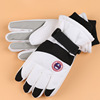 Demi-season ski non-slip fleece waterproof keep warm gloves suitable for men and women