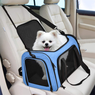 Pet Supplies Portable Outgoing Lightweight Large Capacity Pet Backpack Cat and Dog Breathable Expanding Foldable Cat Bag