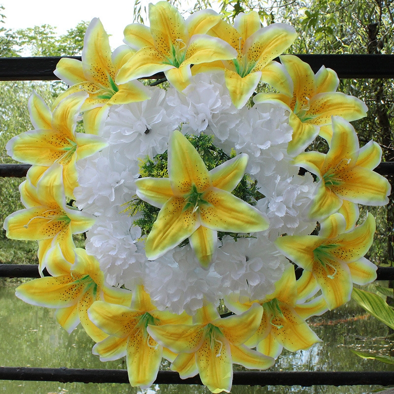 Tomb-sweeping Festival 50CM chrysanthemum circle tomb-sweeping…
