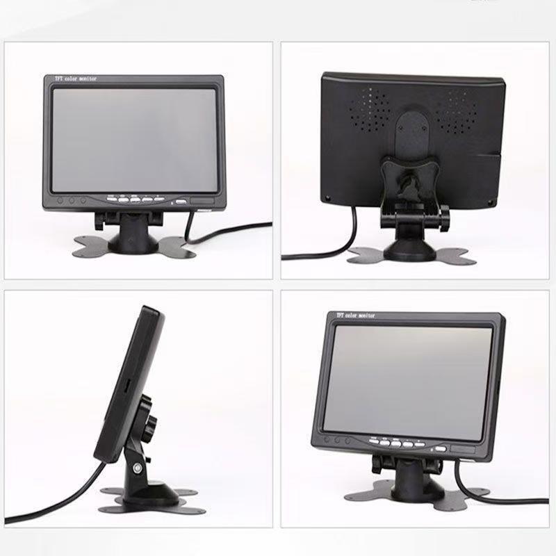 4.3 inch 5 inch folding car display size truck van reversing image display 12V24v universal