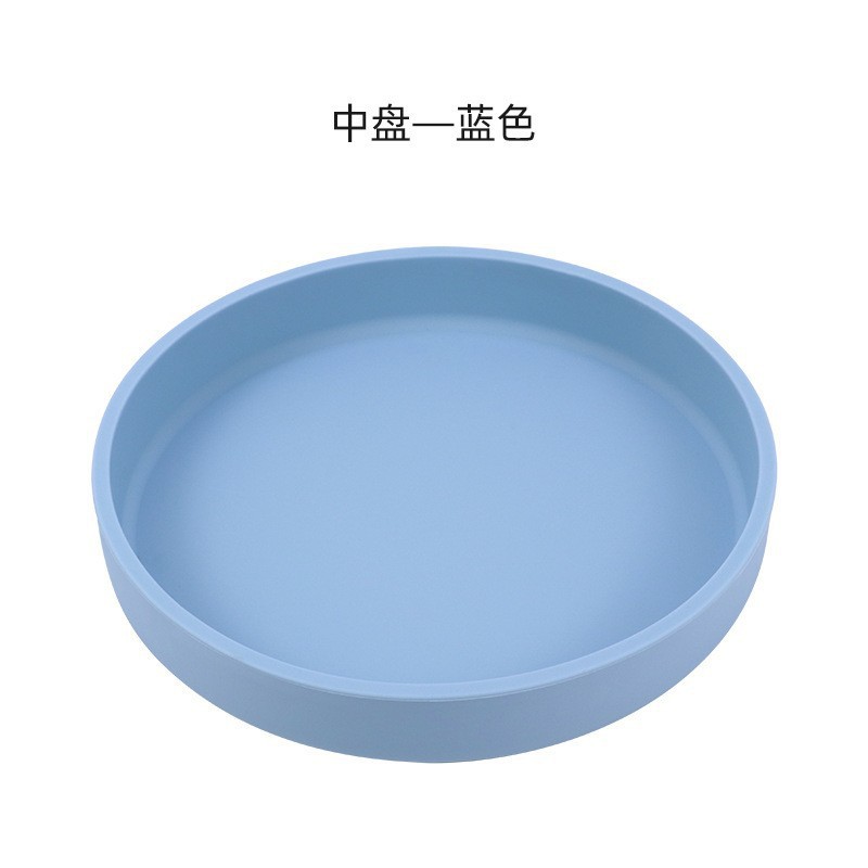 Juego de vajilla de silicona de grado alimenticio para niños, tazón para alimentos complementarios, plato para frutas, hervible, venta caliente en Amazon