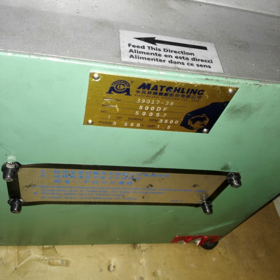 matchling台湾米其林多功能倒角机39017 500DF代理维修倒角机配件