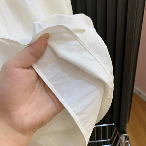 Anti-wrinkle casual Yamamoto skirt with pockets, high-waisted, slimming, cake skirt, literary and retro, versatile, parasol skirt, spring and summer