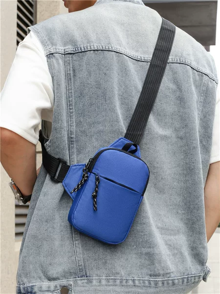 Cross-Border Hot Selling New Fashion Mini Shoulder Bag Men's Small Sports Bag Diagonal Chest Bag Lulu Same Style Factory Direct Sale