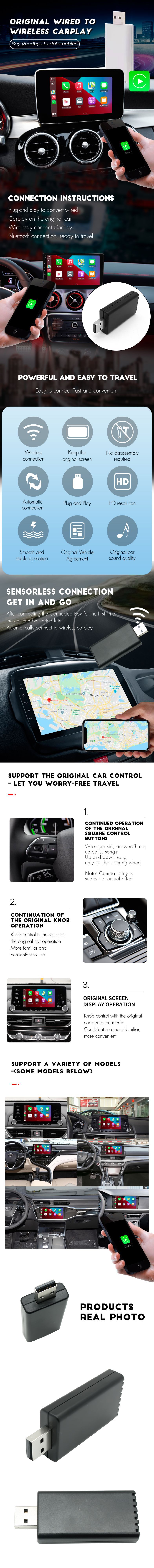原车有线转无线carplayUsb款详情图