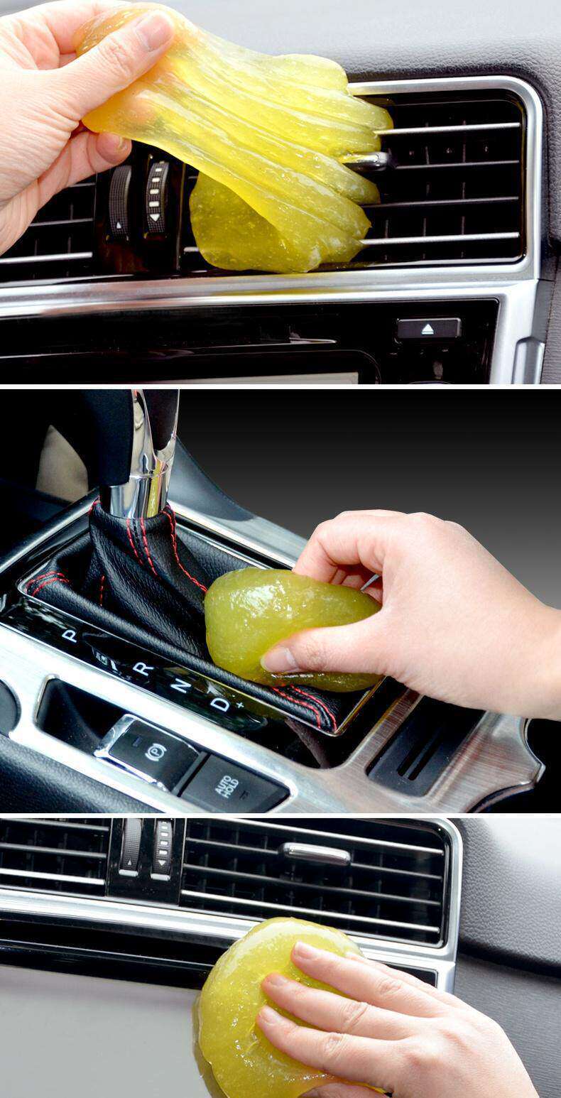 In-car cleaning magic gel, a complete collection of car accessories, high-tech interior dust remover, cleans off stuck-on dust