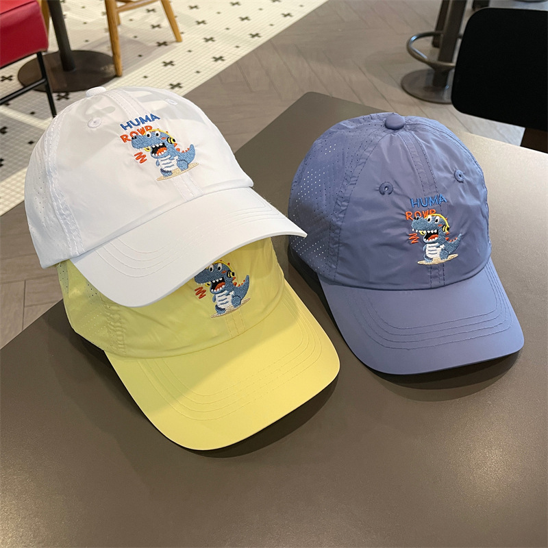 Sombrero para niños verano versión coreana de la gorra de todo fósforo delgada de secado rápido para hombres y mujeres, sombrilla linda para bebés, gorra de béisbol transpirable