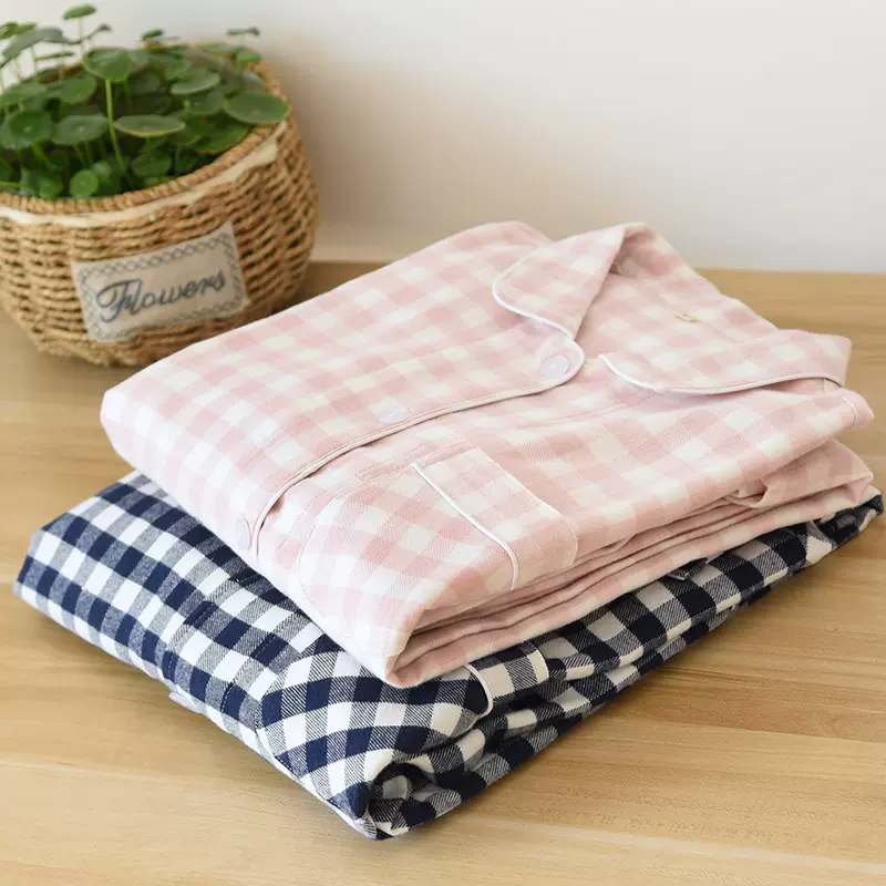 绒布情侣睡衣睡裤大码磨毛柔软家居服男女士居家简约套装长袖长裤