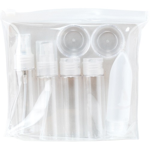 Travel portable skin care product dispensing bottle set spray shampoo foaming lotion push-type small bottle airplane