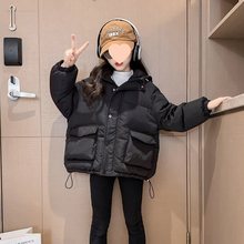 女童棉服2025新冬装中大童加厚棉衣外套儿童棉短款洋气棉袄潮