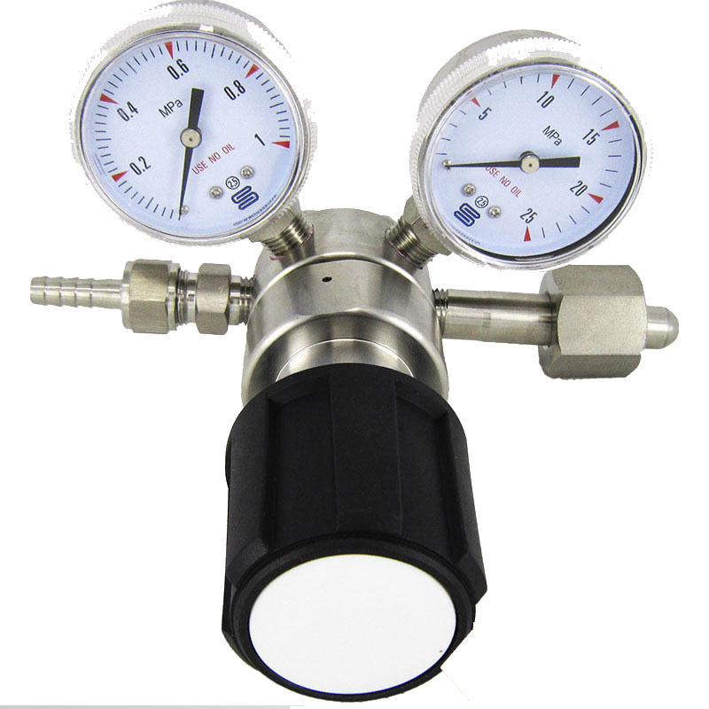 YQB-1 耐腐蚀气体减压器 二氧化硫氯化氢不锈钢316L减压阀1*25