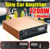 Автомобильный аудио усилитель 2200W 2-канальная 2-канальная H-338 высокой мощности усилитель усилителя усилителя