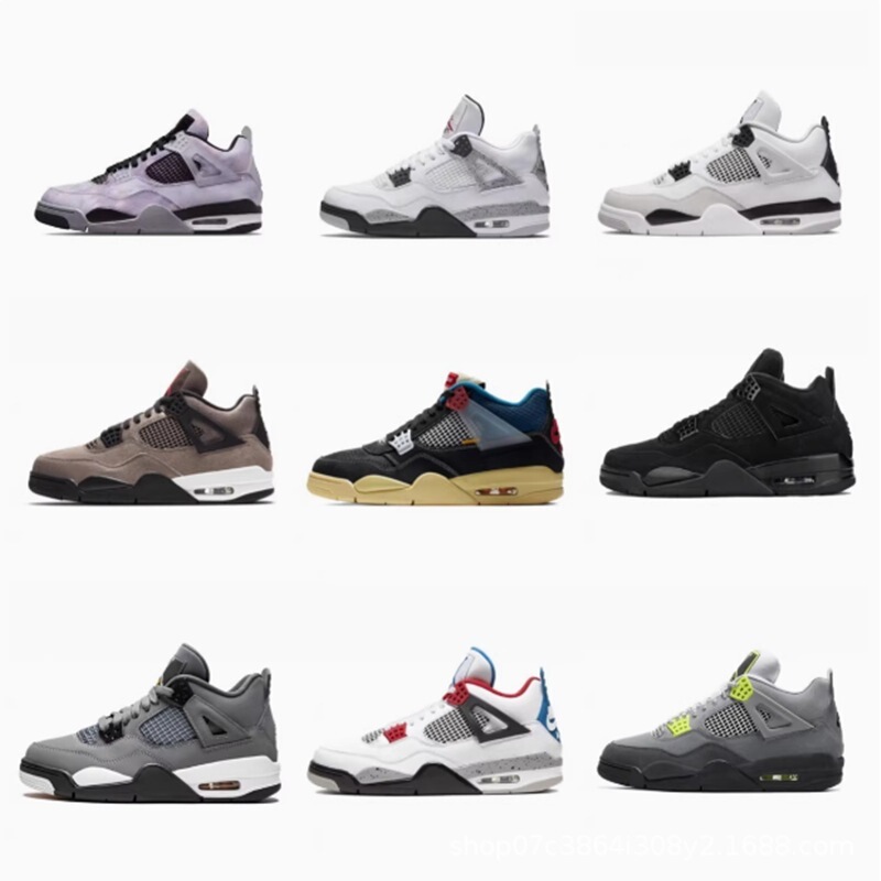 Putian Pure Original Jordan 4 Practical Basketball Shoes Aj4 Men Retro4 Sneaker Basketball Shoes