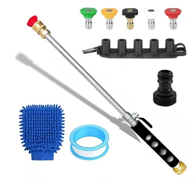 cleaning truck water gun spray — High pressure car wash water gun