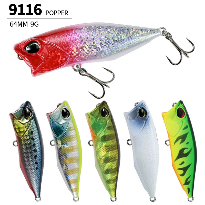 Wave climbing road bait water surface system micro -object wave climbing new floating water wave lying bass black bass distant fake bait 9116