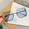 Advanced sunglasses, retro glasses, suitable for import, European style, high-quality style, fitted, Korean style