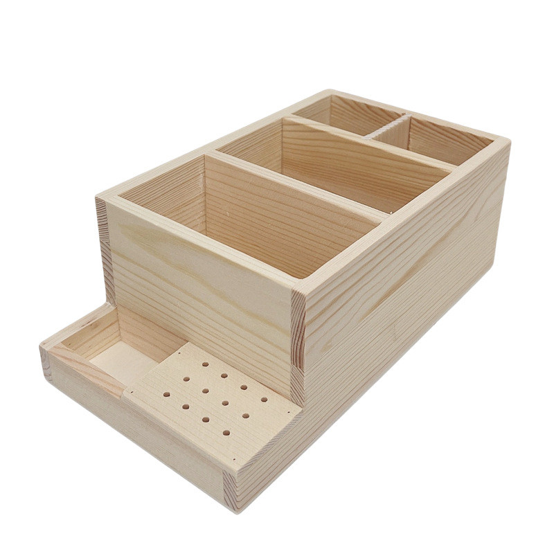 Máquina de pulido de uñas caja de almacenamiento de doble capa simple estilo registro caja titular de la pluma tienda de uñas herramientas especiales Nueva celebridad de Internet