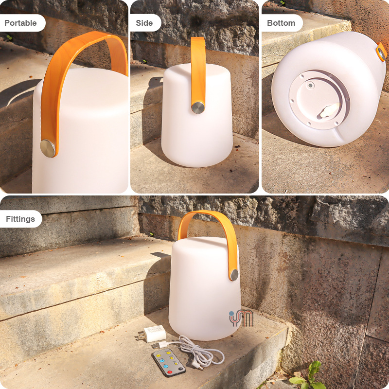 Luz portátil impermeable al aire libre transfronteriza lámpara de jardín simple moderna lámpara de camping paisajismo conveniente lámpara de césped