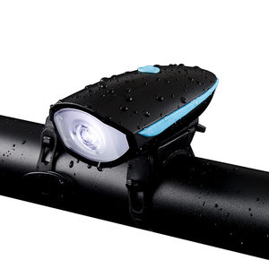 充電式自転車 LED ライト ホーン付き 防水高亮 ナイトライド マウンテンバイク 