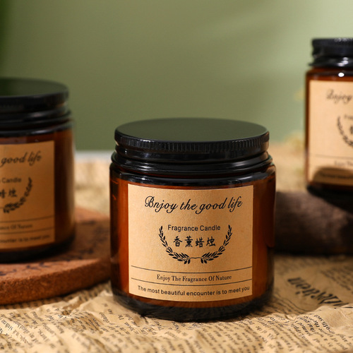 New DIY handmade soy wax scented candle smokeless romantic scented candle gift cup wax manufacturer wholesale