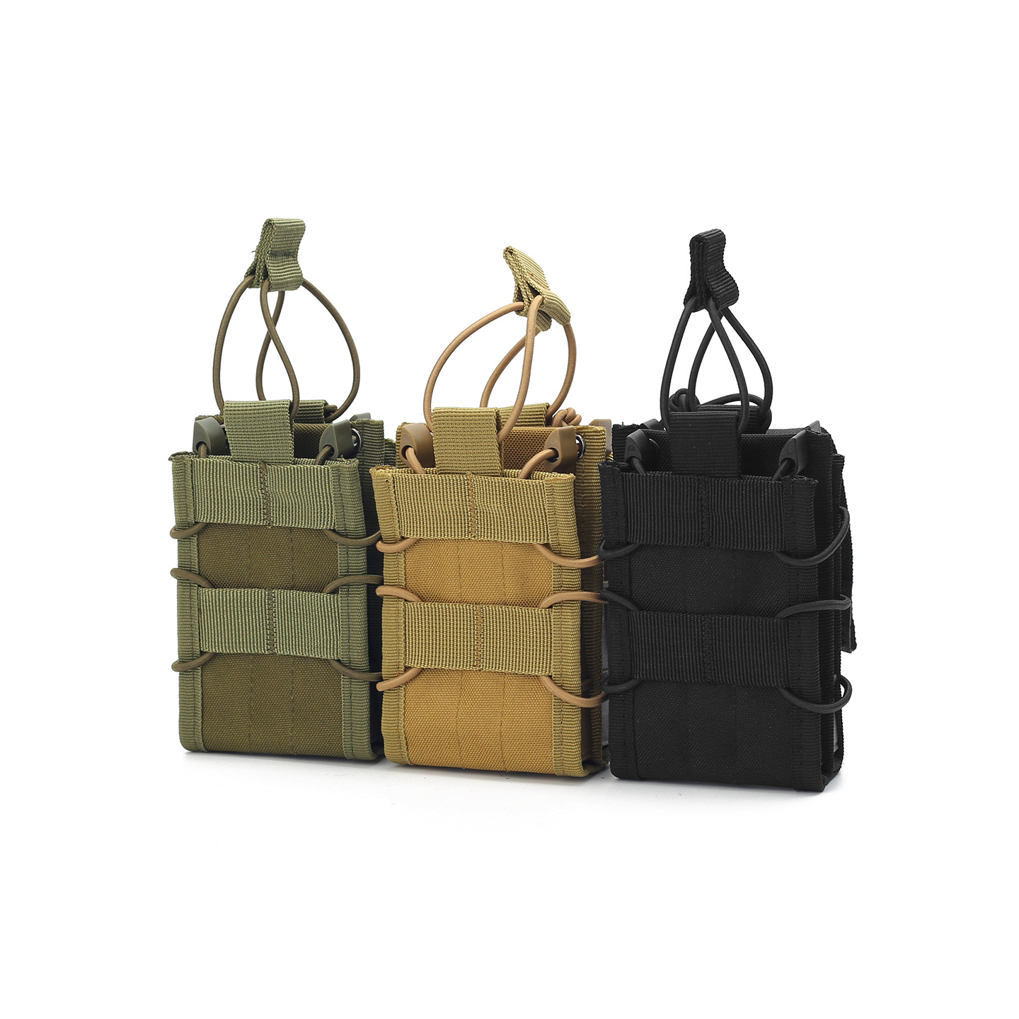 Outdoor Camouflage Magazine Pouch Tactical Rifle 975.56 Quick Grip Holster Akm4 Elastic Molle