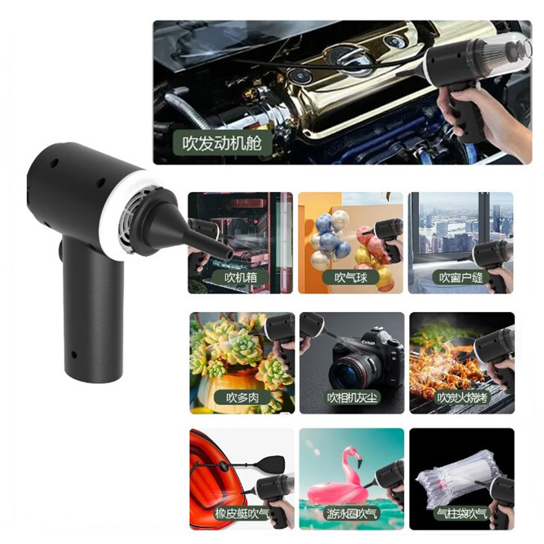 aspirador de automóvil aspirador de mano mini gran succión portátil aspirador de soplado aspirador de doble propósito aspirador inalámbrico image 4
