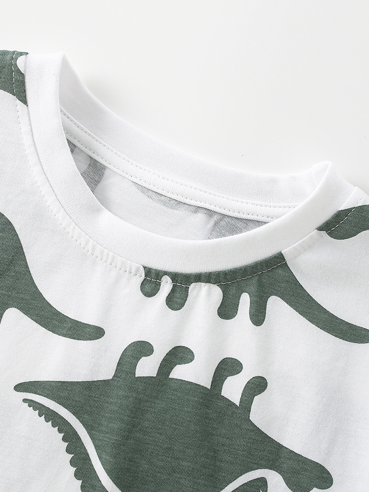 Malwee transfronterizo nuevo conjunto infantil de verano, cómodo transpirable, suave y relajado, moda casual para niños, uso diario