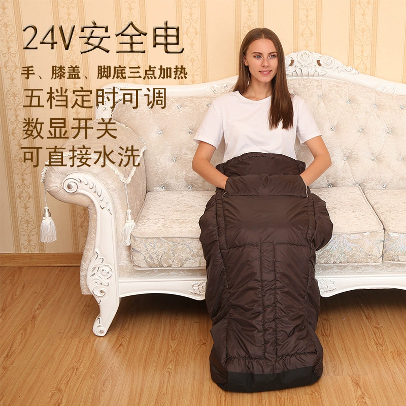 Трансграничная популярная низковольтная электрическая грелка для ног в зиму, моющаяся грелка для ног с подогревом, трехточечная грелка для рук с подогревом