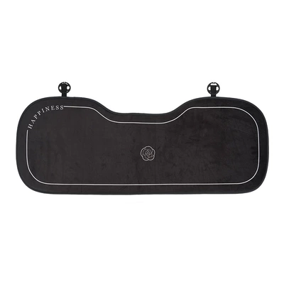 Seat cushion, seat cover Plush High-End Camellia Car Seat - plush-multiple-camellia-cushion-rear